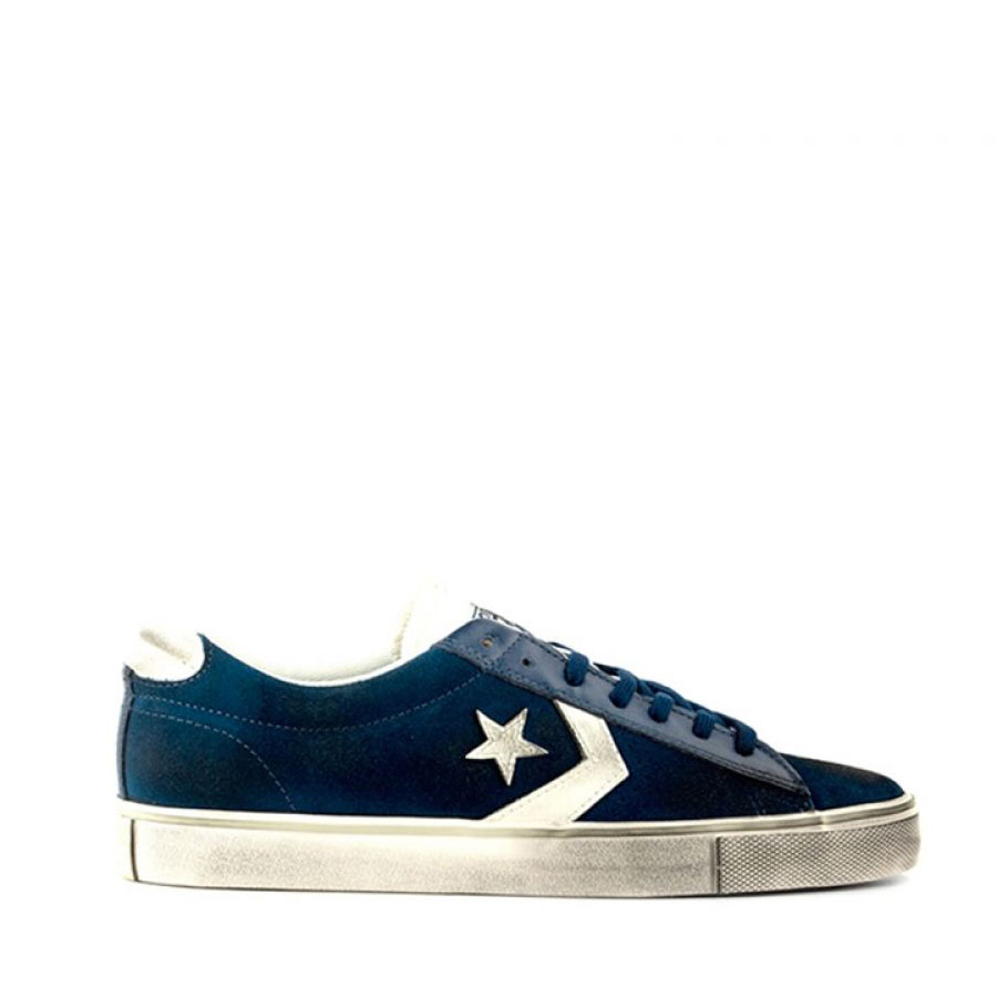 converse scamosciate blu